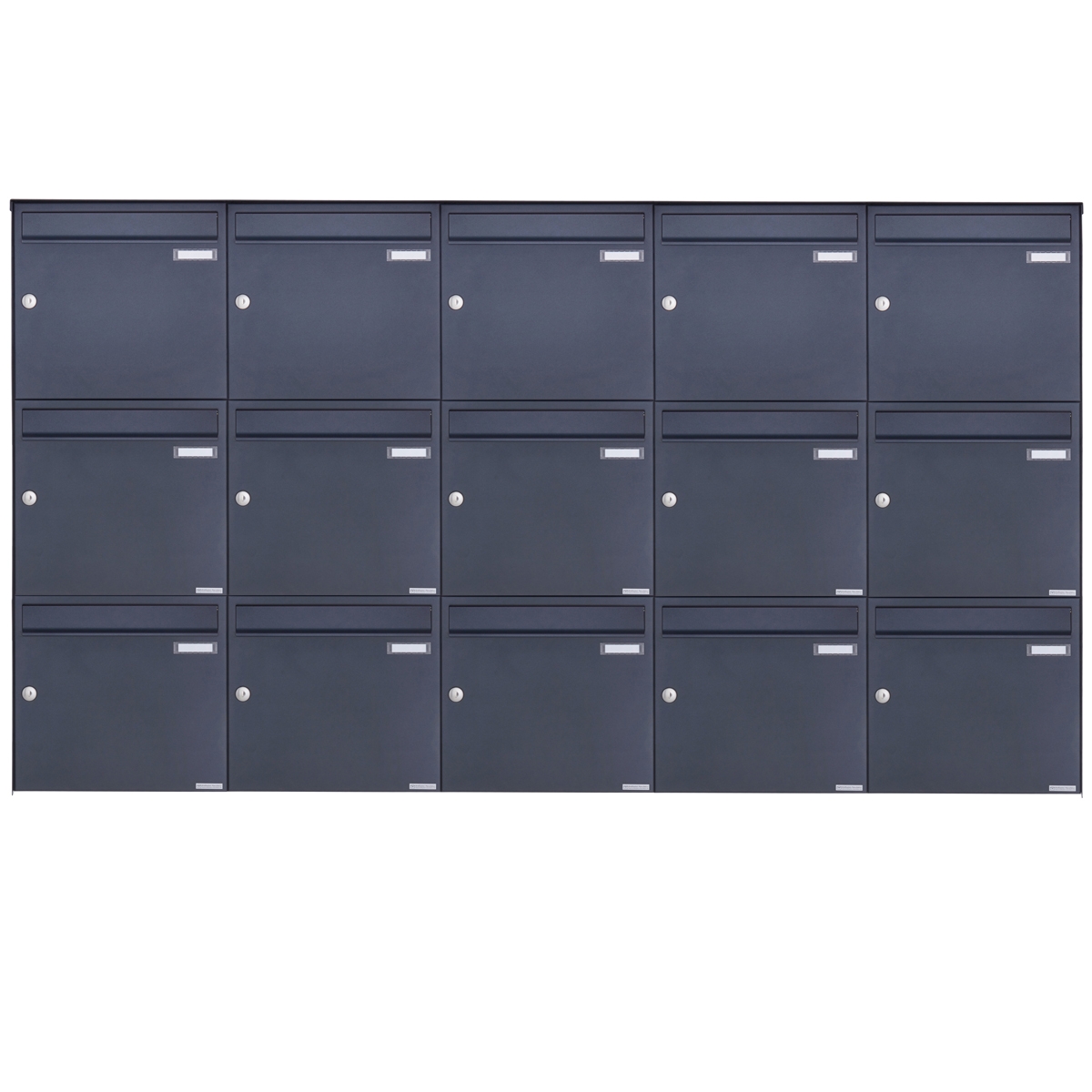 15er 5x3 Edelstahl Aufputz Briefkasten Design BASIC Plus 382XA AP - RAL nach Wahl 15er 5x3 Edelstahl Aufputz Briefkasten Design BASIC Plus 382XA AP - RAL nach Wahl