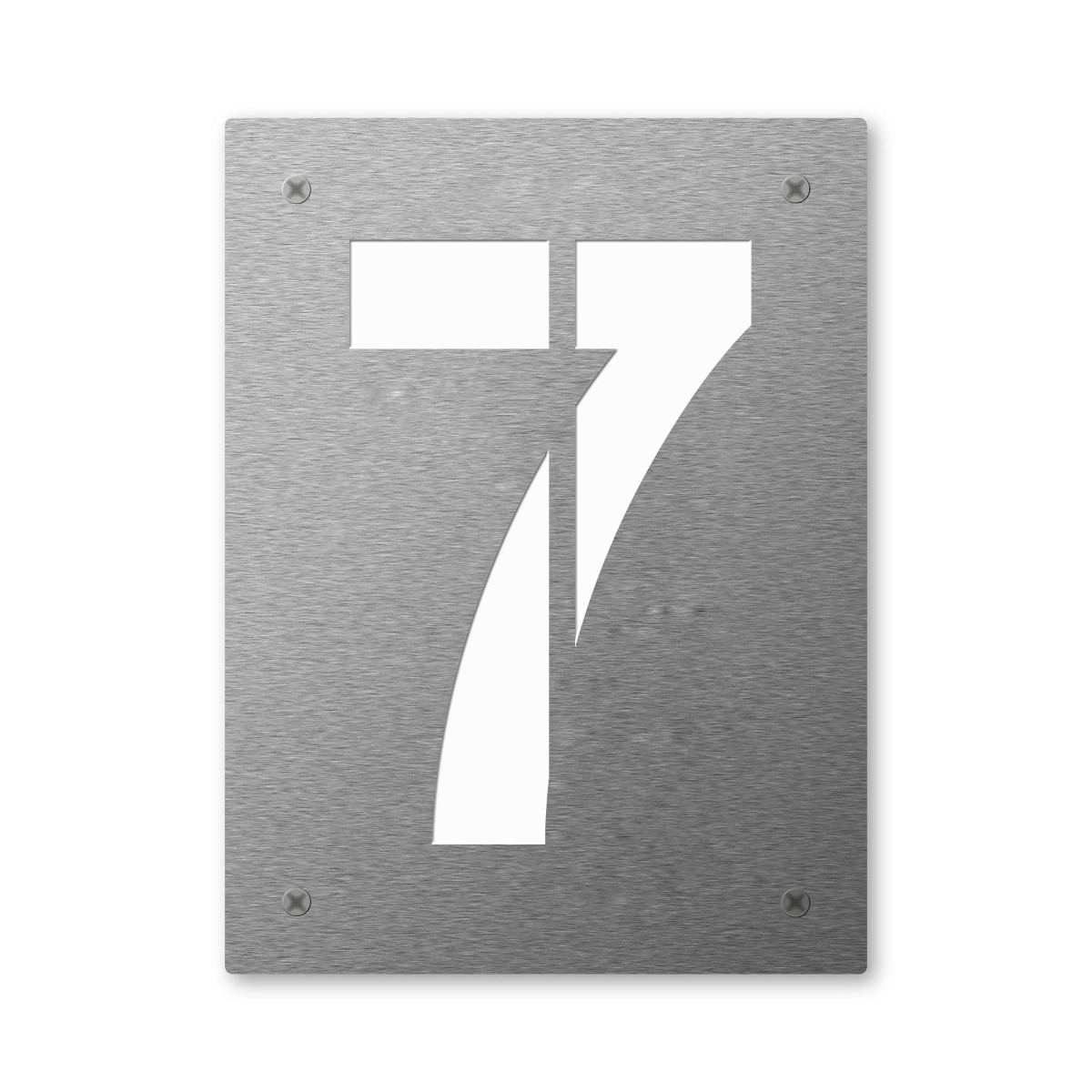 7879737322d8d3946f521f00c2b934864ed24f1c Edelstahl Hausnummer Heym 240mm