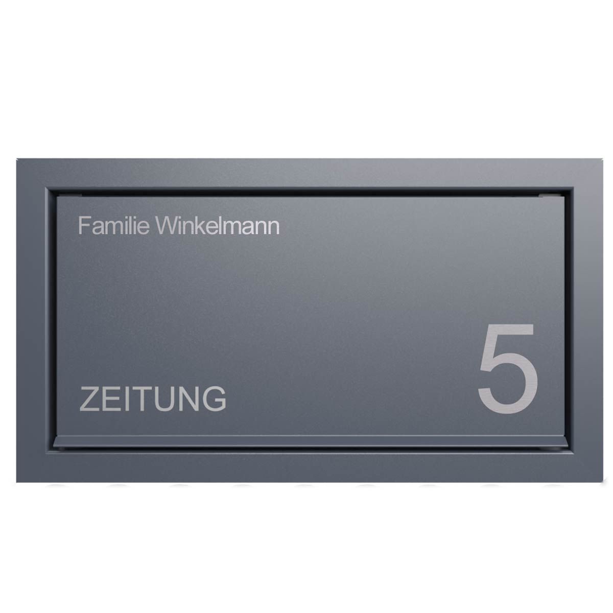 693a431002c9d68221f926b89036e841dce4f5d9 Design flush-mounted newspaper box GOETHE UP - RAL of your choice
