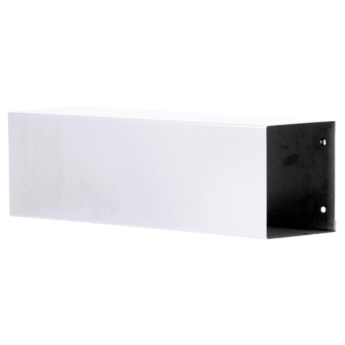 e3be221227b3fffb24fed015aedad2c805532235 Zeitungsfach BASIC 382AZF aus Edelstahl pulverbeschichtet in RAL 9016 verkehrsweiß feinstruktur matt 355x100x100
