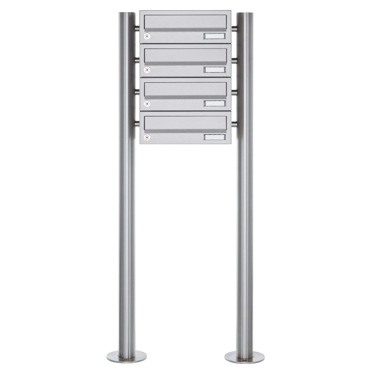4-post box system freestanding Design BASIC 385-VA ST-R - stainless steel V2A, polished 4-post box system freestanding Design BASIC 385-VA ST-R - stainless steel V2A, polished