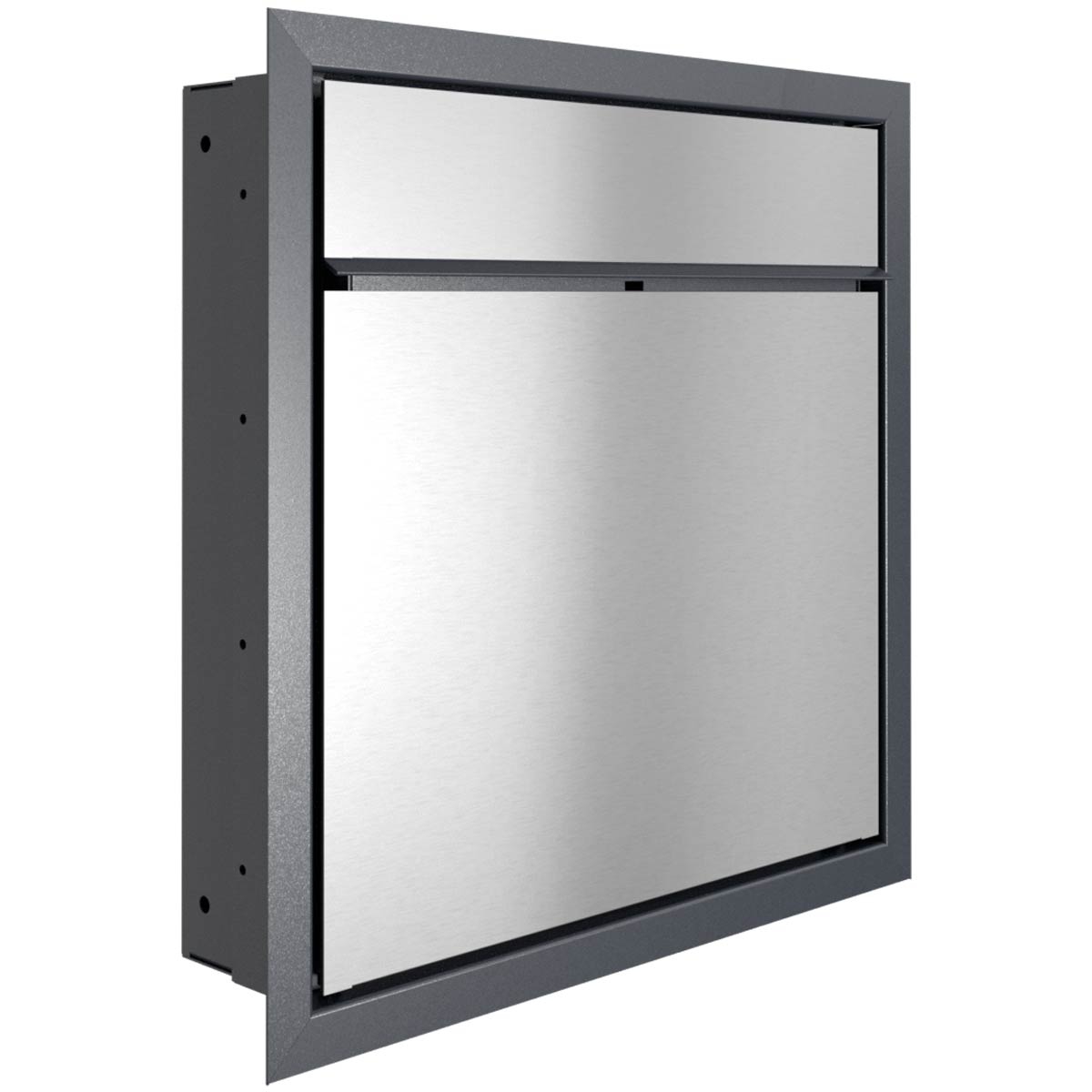 Design flush-mounted letterbox GOETHE UP - BI-Color Edition - VA-RAL of your choice Design flush-mounted letterbox GOETHE UP - BI-Color Edition - VA-RAL of your choice