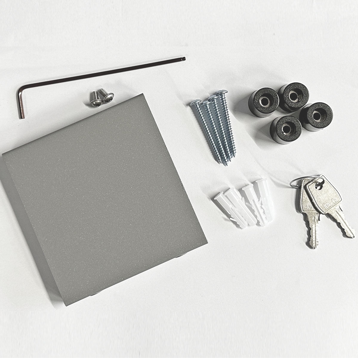 Boîte aux lettres KANT Edition avec porte-journaux - Design 3 - RAL 7016 gris anthracite Boîte aux lettres KANT Edition avec porte-journaux - Design 3 - RAL 7016 gris anthracite