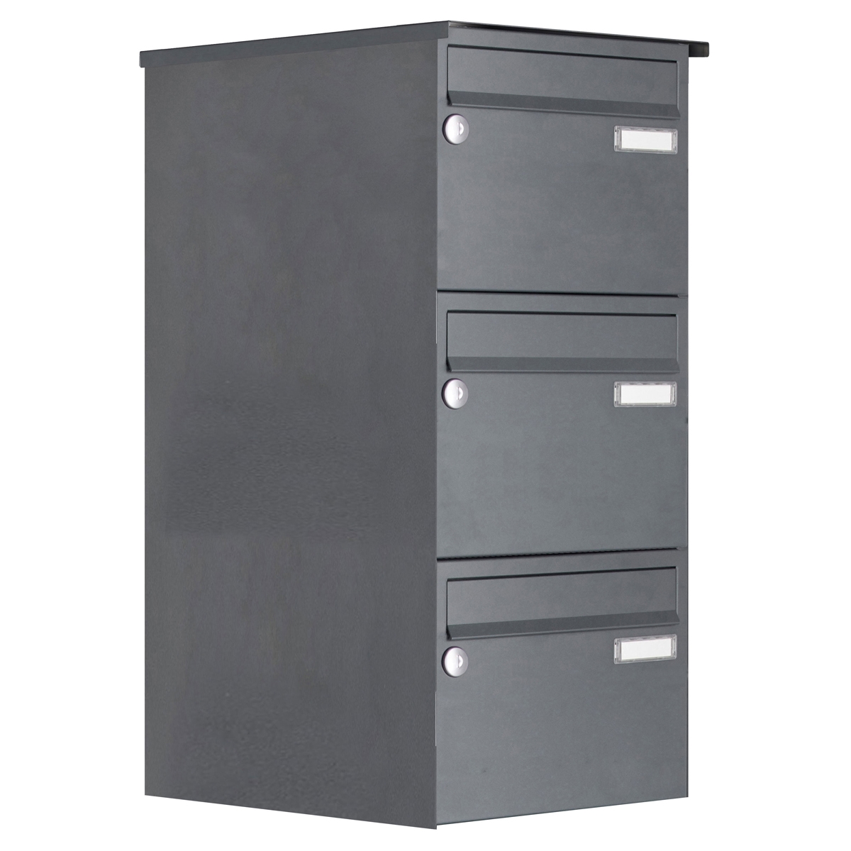 Sistema di cassette per le lettere da appoggio in acciaio inox Design BASIC Plus 385XA