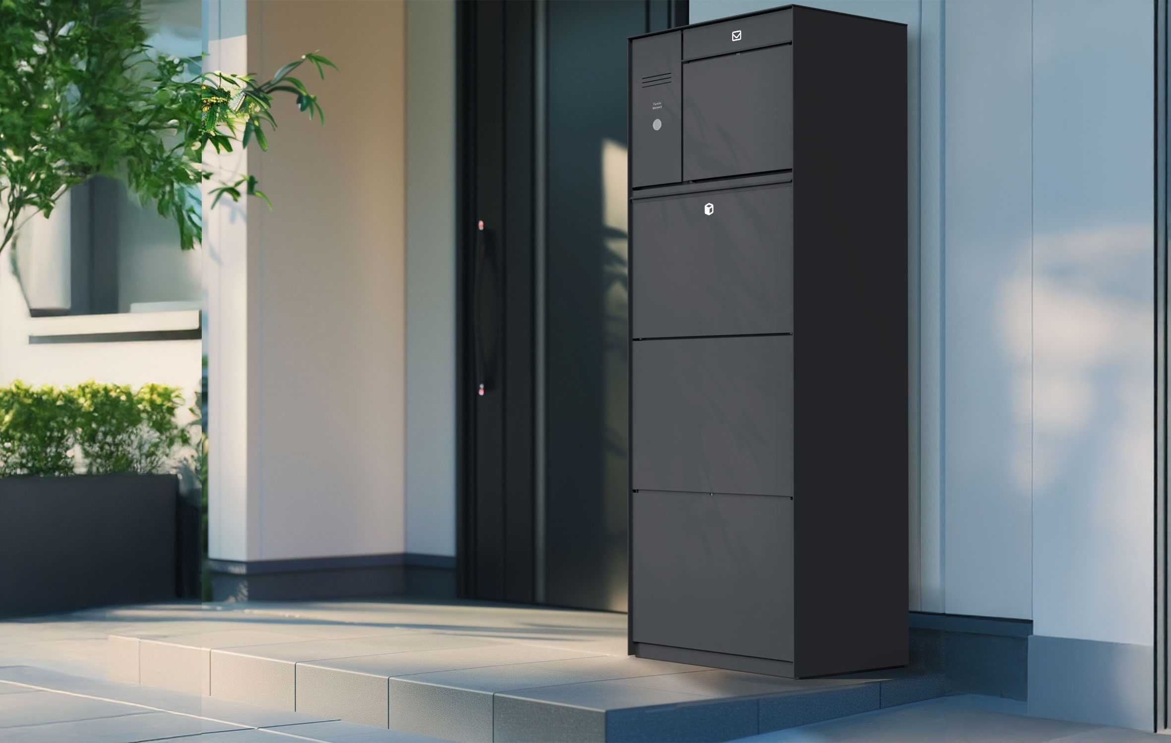 XXL parcel boxes for private and commercial areas