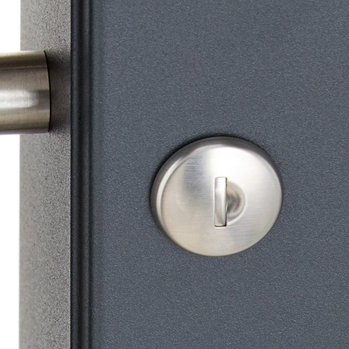 3er 1x3 letterbox Design BASIC 381 ST-R with newspaper compartment closed - RAL 7016 anthracite grey 3er 1x3 letterbox Design BASIC 381 ST-R with newspaper compartment closed - RAL 7016 anthracite grey