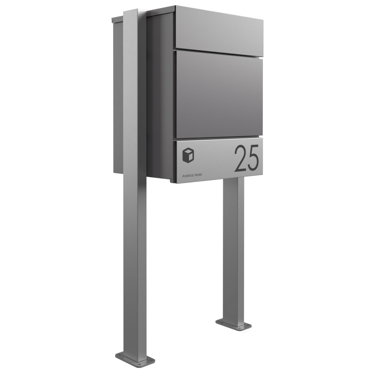 Freistehende Paketbox KANT Edition ST-Q - Design Elegance 4 - DB 703 eisenglimmer Freistehende Paketbox KANT Edition ST-Q - Design Elegance 4 - DB 703 eisenglimmer