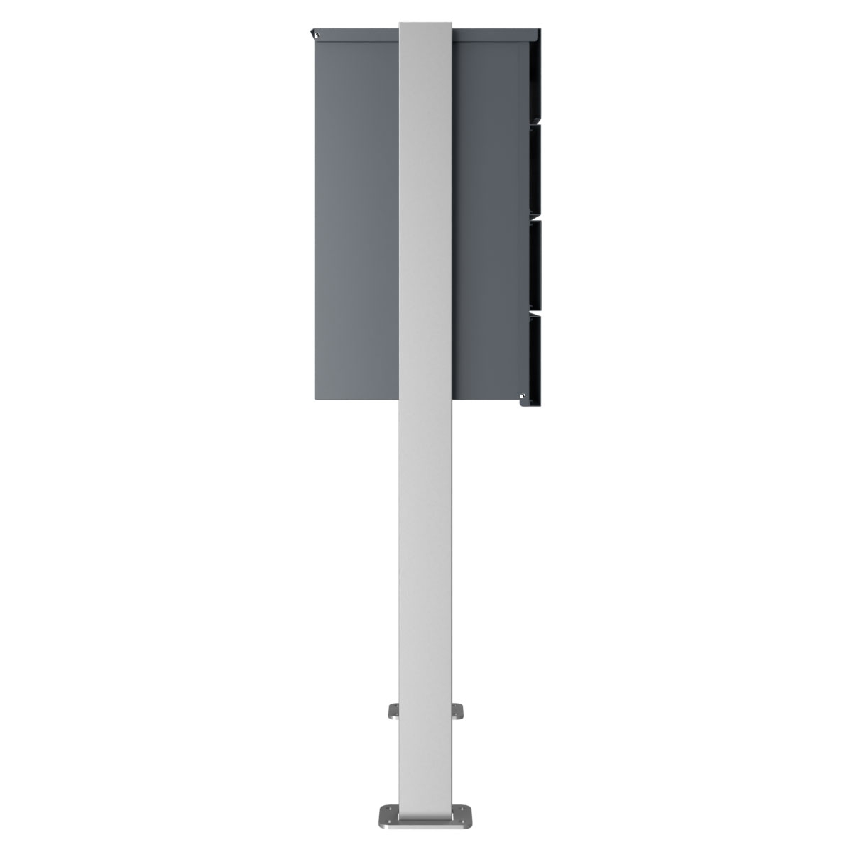 Freistehende Paketbox KANT Edition ST-Q - Design Elegance 3 - RAL 7016 anthrazitgrau Freistehende Paketbox KANT Edition ST-Q - Design Elegance 3 - RAL 7016 anthrazitgrau