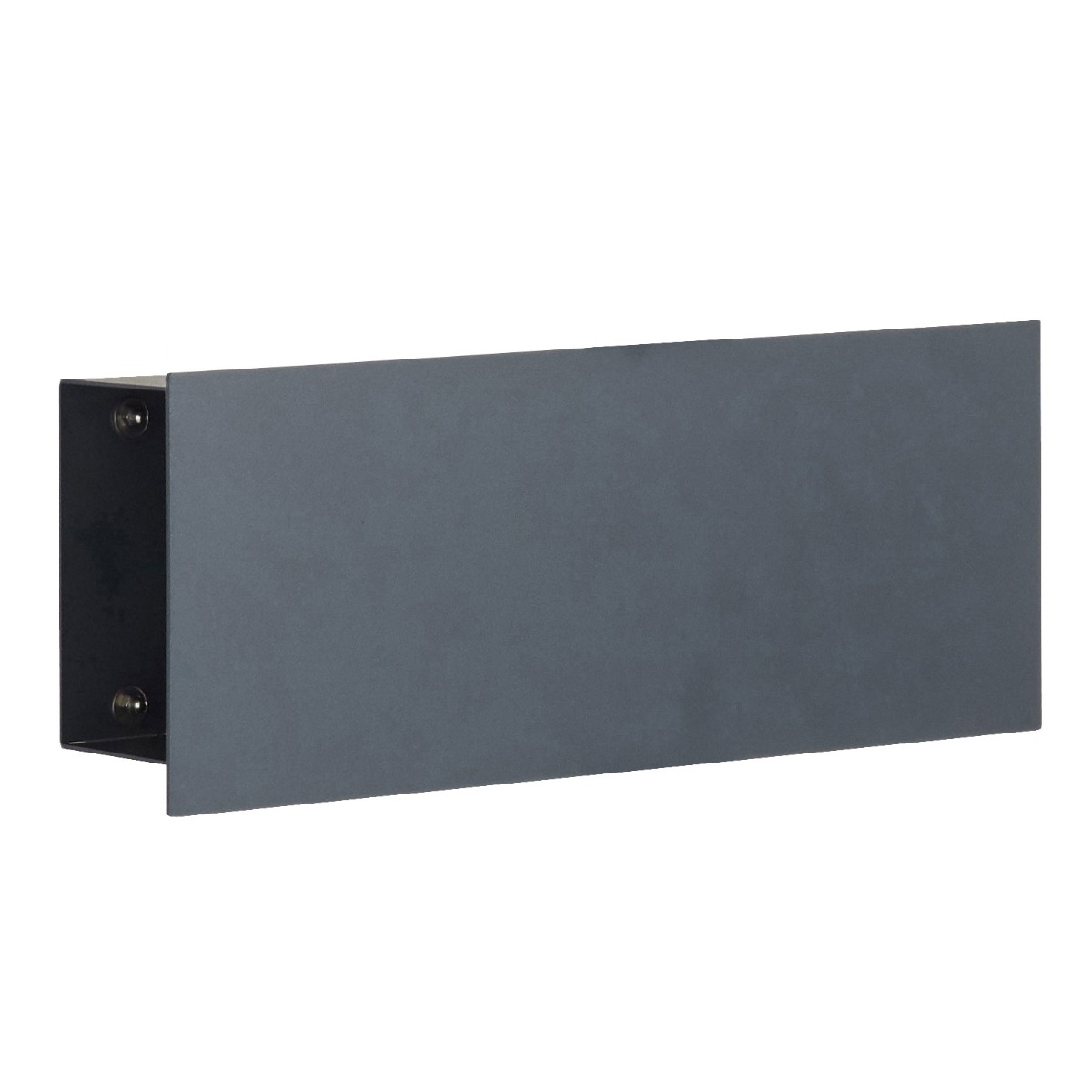 4f9f8a3bf7b17d886b8148e37a326b52e512bab9 SCHILLER MEDIUM VAR design newspaper compartment - V2A stainless steel, powder-coated in RAL 7016 anthracite grey fine structure matt