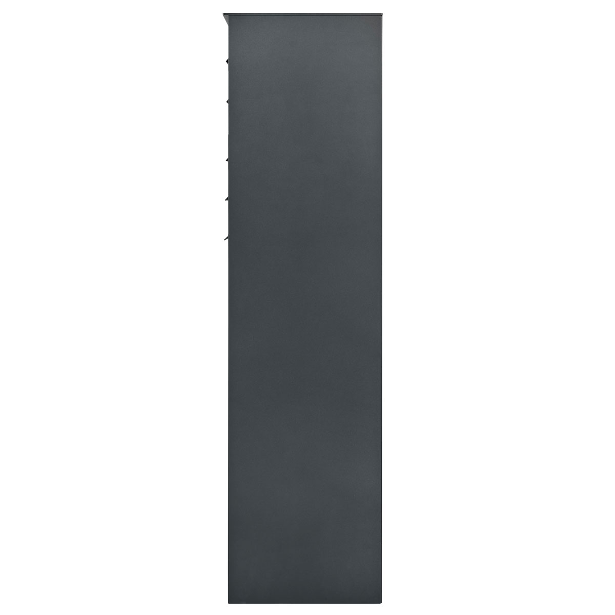 Letterbox pedestal BASIC Plus 864X with 550x370 parcel compartment & closed newspaper compartment - RAL of your choice Letterbox pedestal BASIC Plus 864X with 550x370 parcel compartment & closed newspaper compartment - RAL of your choice