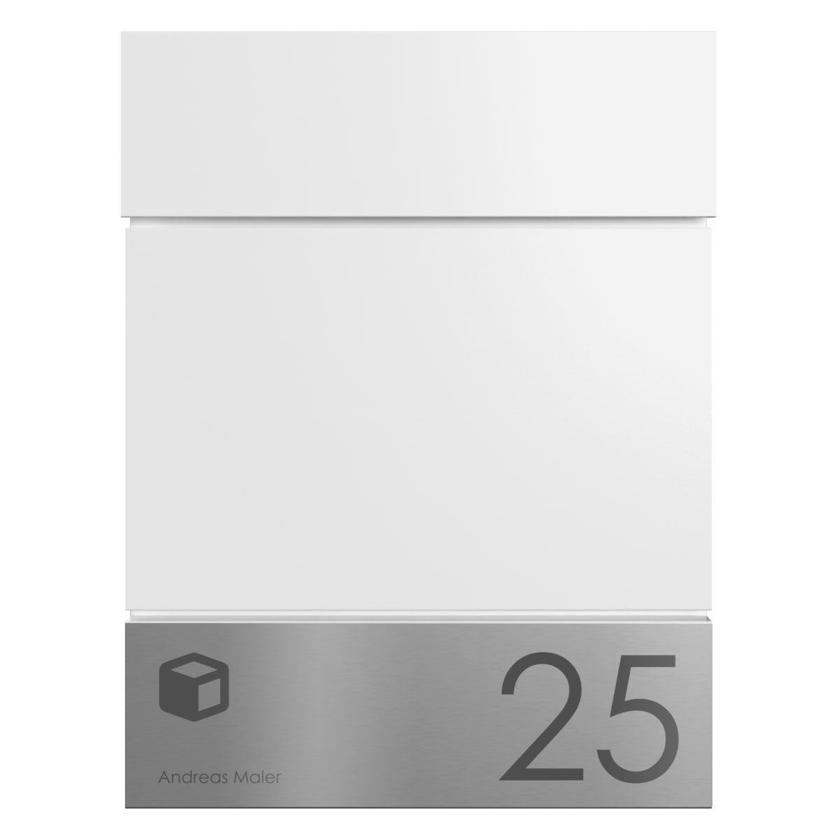 Caja para paquetes de superficie KANT Edition - Design Elegance 4 - RAL 9016 blanco tráfico Caja para paquetes de superficie KANT Edition - Design Elegance 4 - RAL 9016 blanco tráfico