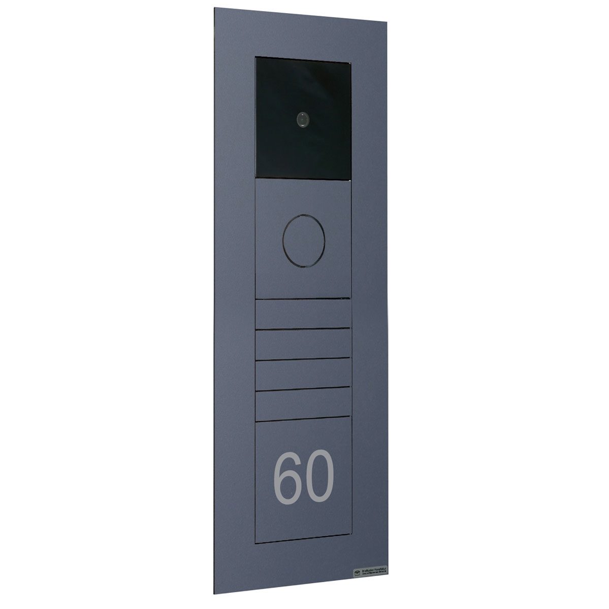 7dfea63321371253b24176da8a87434601a0156e Stainless steel front panel for flush-mounted installation of GIRA System 106 - 4-gang prepared - RAL of your choice