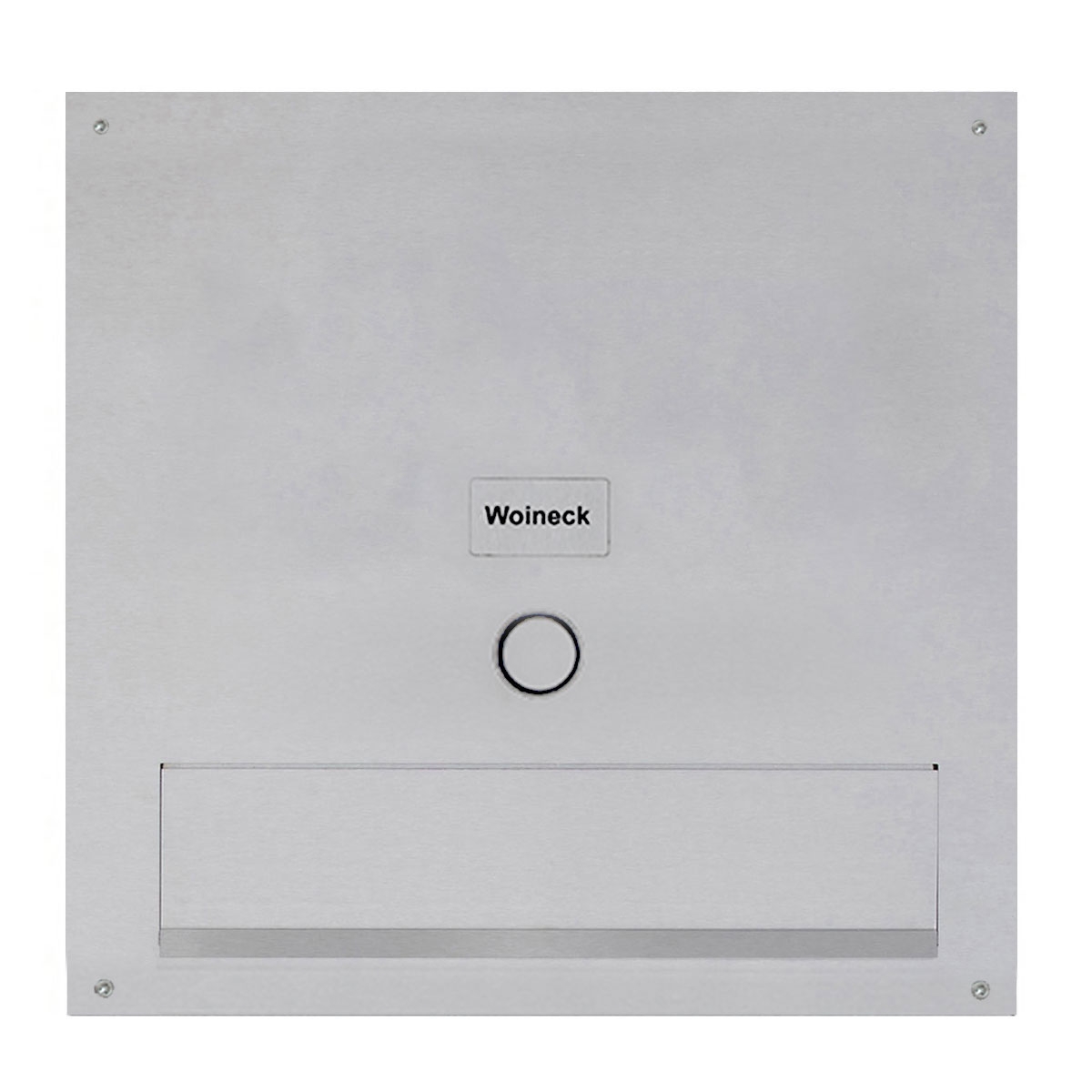 Stainless steel letter slot - 350x63mm - 410x375mm - Camera intercom - INDIVIDUAL Stainless steel letter slot - 350x63mm - 410x375mm - Camera intercom - INDIVIDUAL
