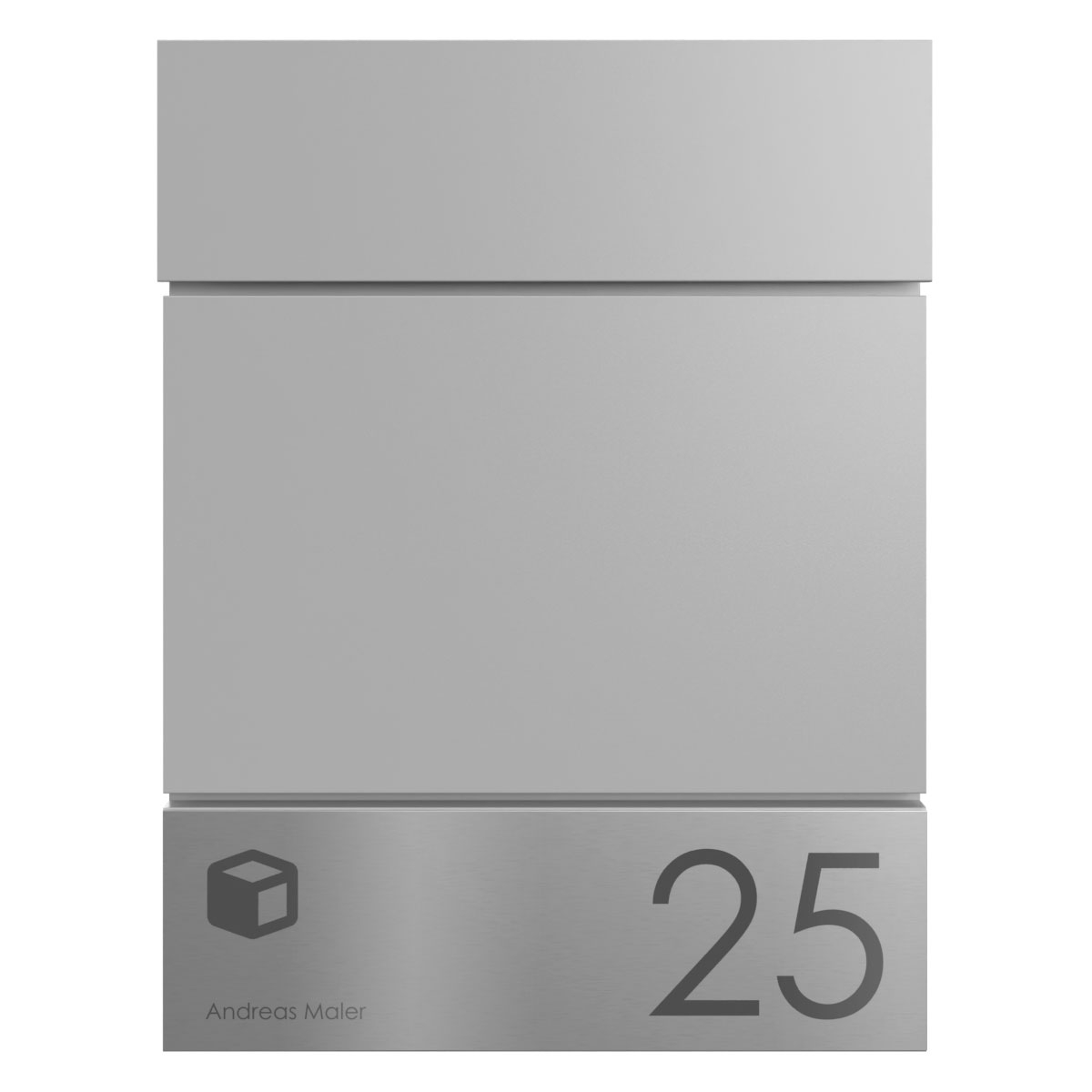 Aufputz Paketbox KANT Edition - Design Elegance 4 - RAL 9007 graualuminium Aufputz Paketbox KANT Edition - Design Elegance 4 - RAL 9007 graualuminium