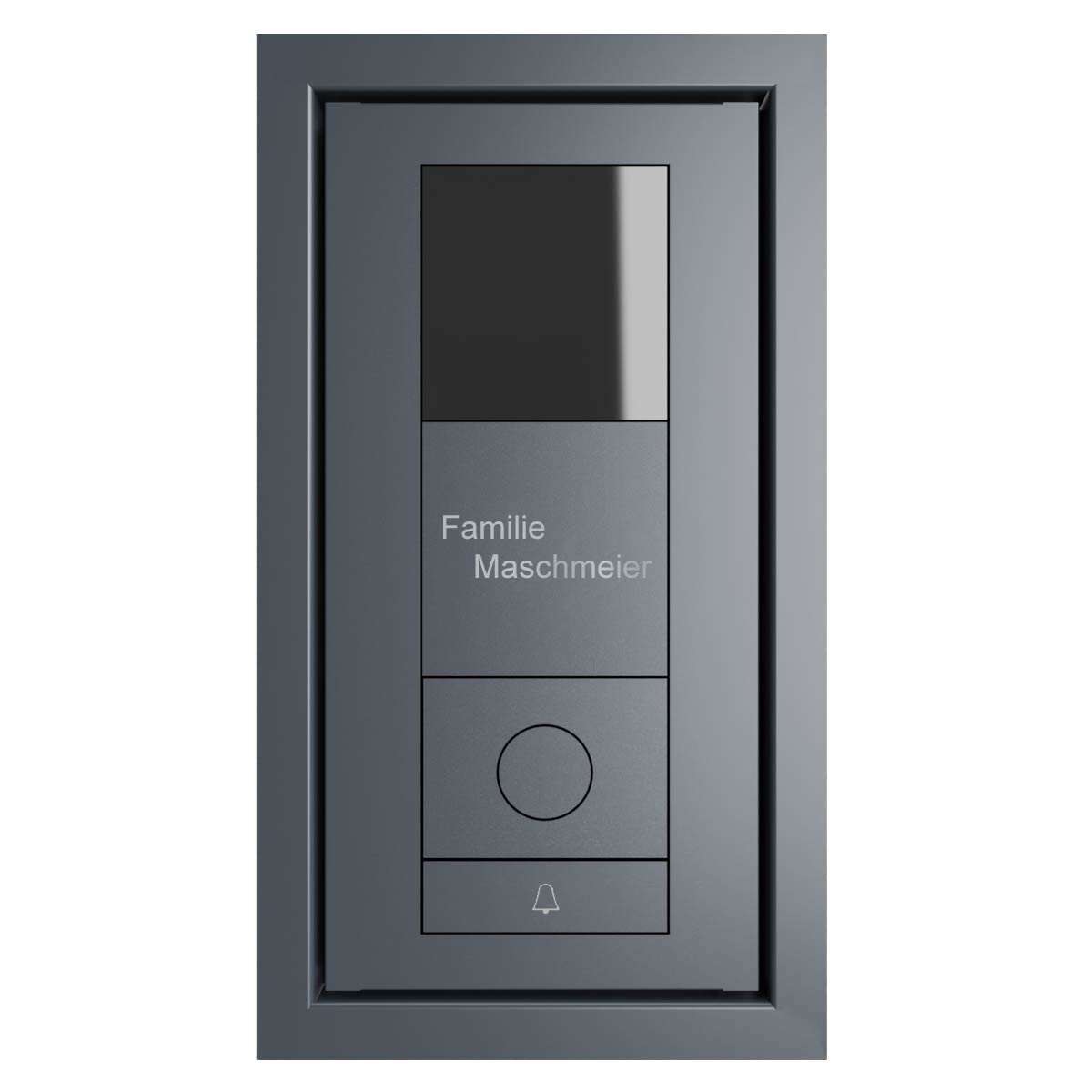 Design Unterputz Türstation GOETHE UP mit GIRA System 106 - VIDEO Komplettset - RAL nach Wahl Design Unterputz Türstation GOETHE UP mit GIRA System 106 - VIDEO Komplettset - RAL nach Wahl