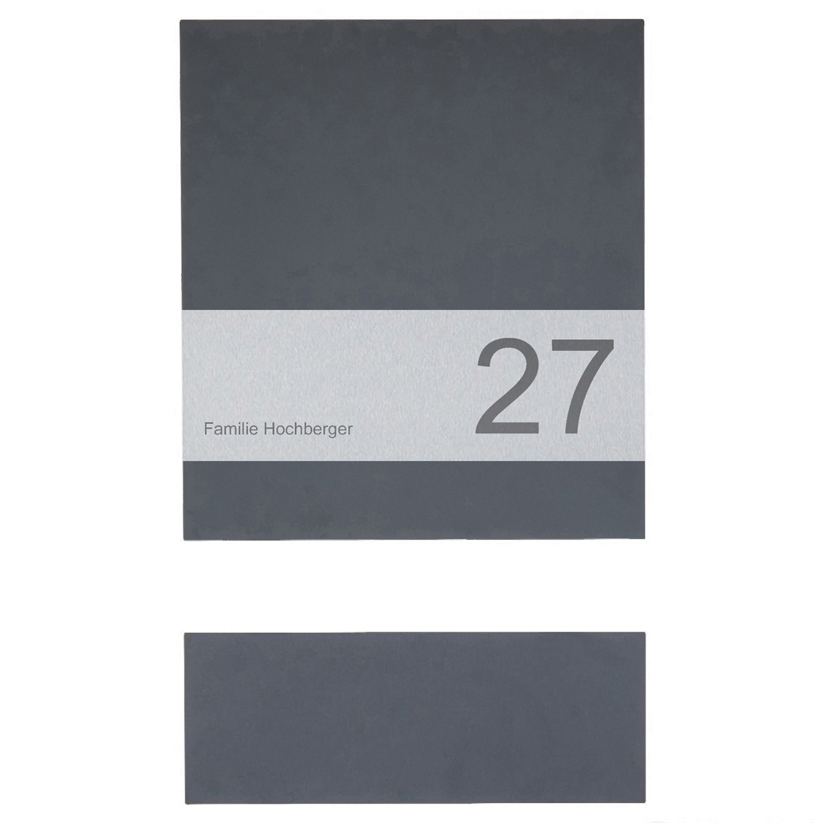 Design staande brievenbus SCHILLER MEDIUM VARS - RAL-kleur met roestvast stalen toepassing Design staande brievenbus SCHILLER MEDIUM VARS - RAL-kleur met roestvast stalen toepassing