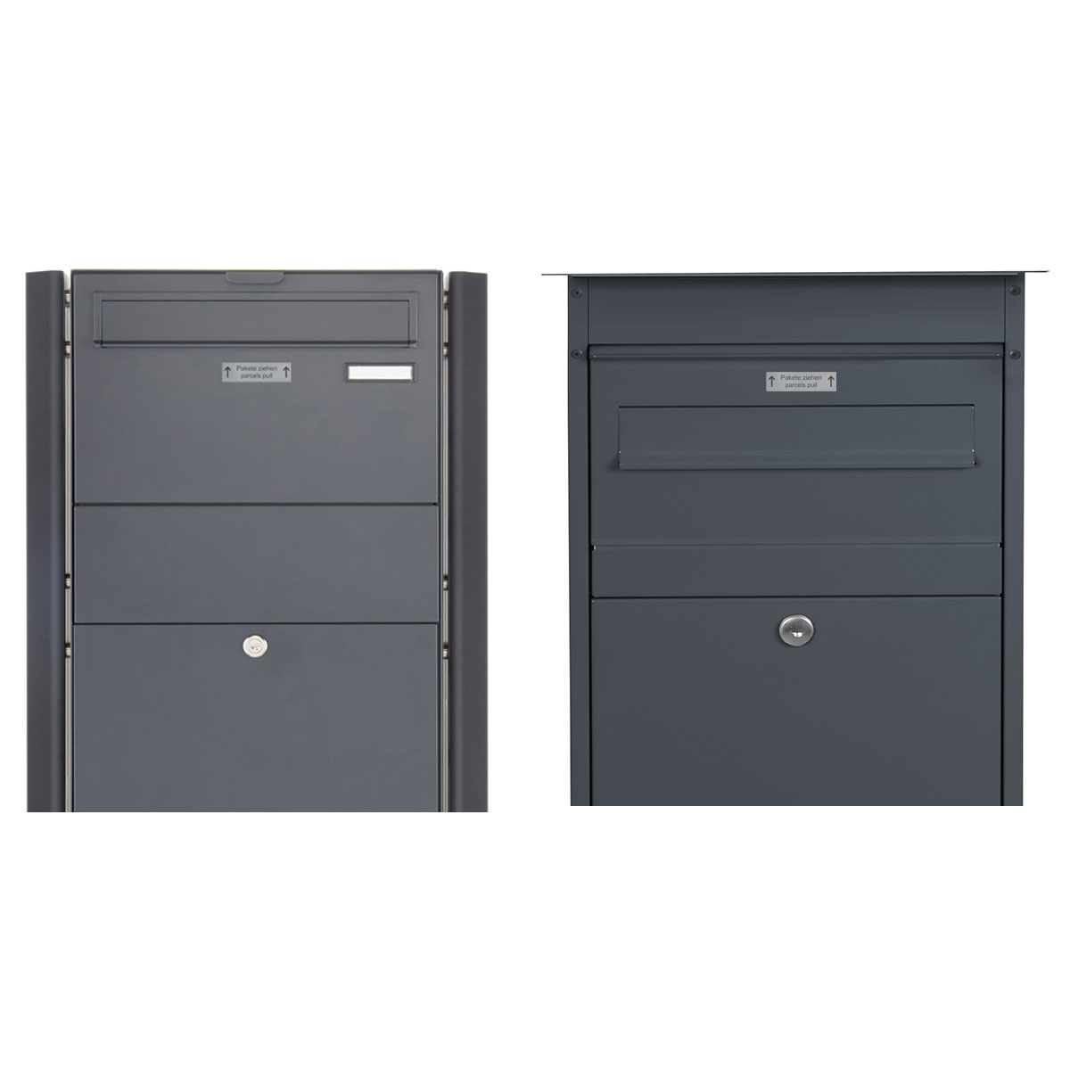 c3b762ffad4c0fe16545b6c1c5404adb13df976c Self-adhesive nameplate "Packages" made of stainless steel