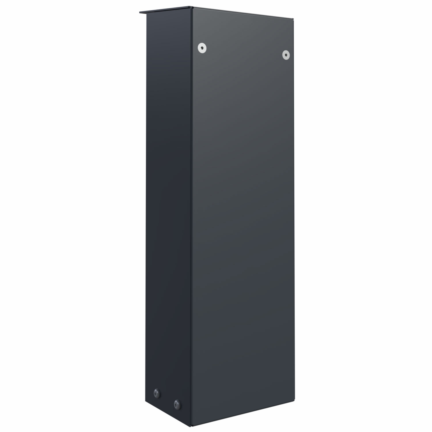 Modular socket outlet pillar ORDO for floor mounting - 411 mm - RAL 7016 anthracite grey