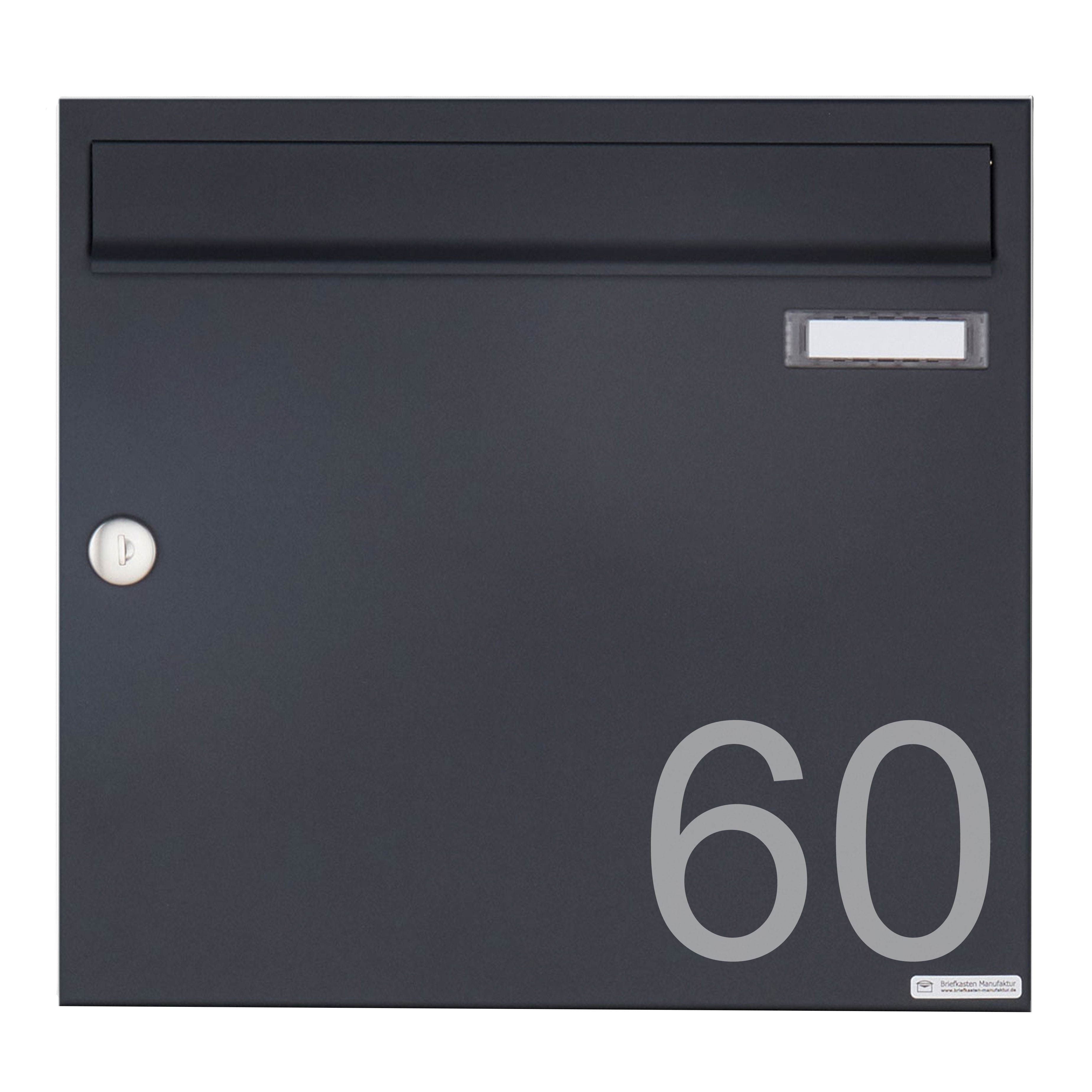 1 buzón de acero inoxidable BASIC Plus 380XZ ST-T - RAL a elegir