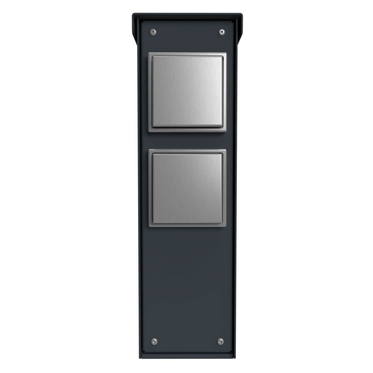 Socket outlet pillar BASIC 372 for floor mounting - polished V2A stainless steel - powder-coated stainless steel Socket outlet pillar BASIC 372 for floor mounting - polished V2A stainless steel - powder-coated stainless steel