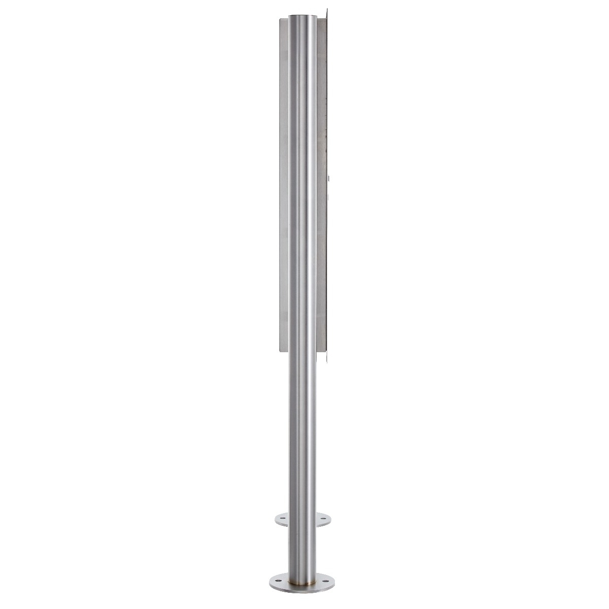 Stainless steel free-standing letterbox designer model BIG - GIRA System 106 lateral - 3-gang prepared - RAL colour Stainless steel free-standing letterbox designer model BIG - GIRA System 106 lateral - 3-gang prepared - RAL colour