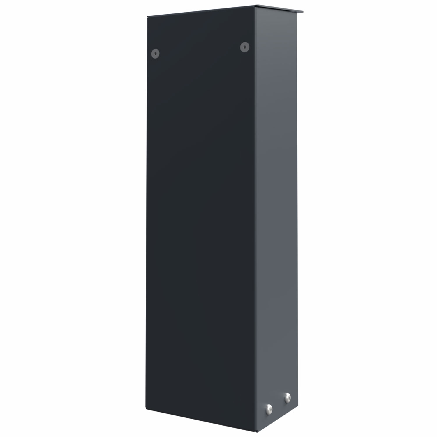 Modular socket outlet pillar ORDO for floor mounting - 411 mm - RAL 7016 anthracite grey