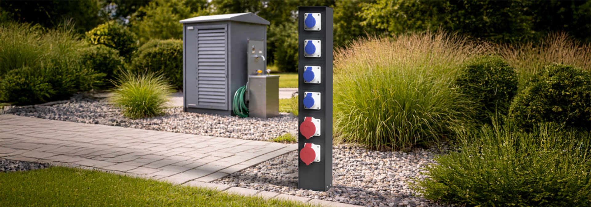 Progettare correttamente la presa di corrente da giardino: montante della presa, sicurezza, installazione e selezione