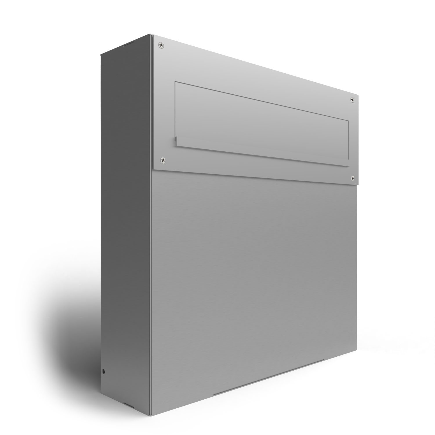 Cassetta per le lettere in acciaio inox per porte interne BIG - Adatta alla fessura per le lettere 410x140 mm Cassetta per le lettere in acciaio inox per porte interne BIG - Adatta alla fessura per le lettere 410x140 mm
