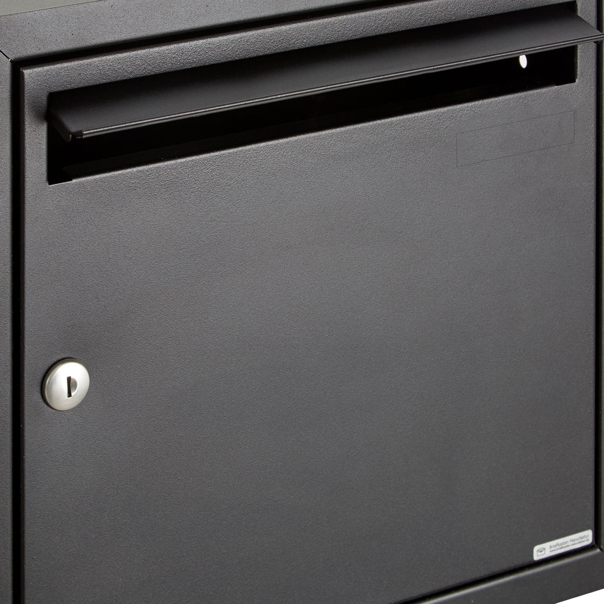Stainless steel flush-mounted letterbox BASIC Plus 382XU UP Elegance II - RAL of your choice Stainless steel flush-mounted letterbox BASIC Plus 382XU UP Elegance II - RAL of your choice
