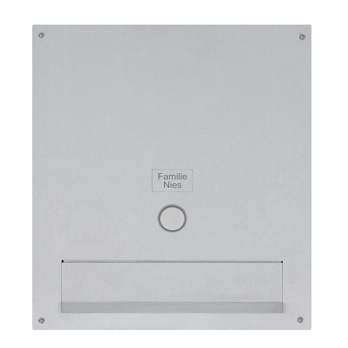 Stainless steel letter slot - slot 240x35mm - 300x375mm - camera intercom - INDIVIDUAL Stainless steel letter slot - slot 240x35mm - 300x375mm - camera intercom - INDIVIDUAL