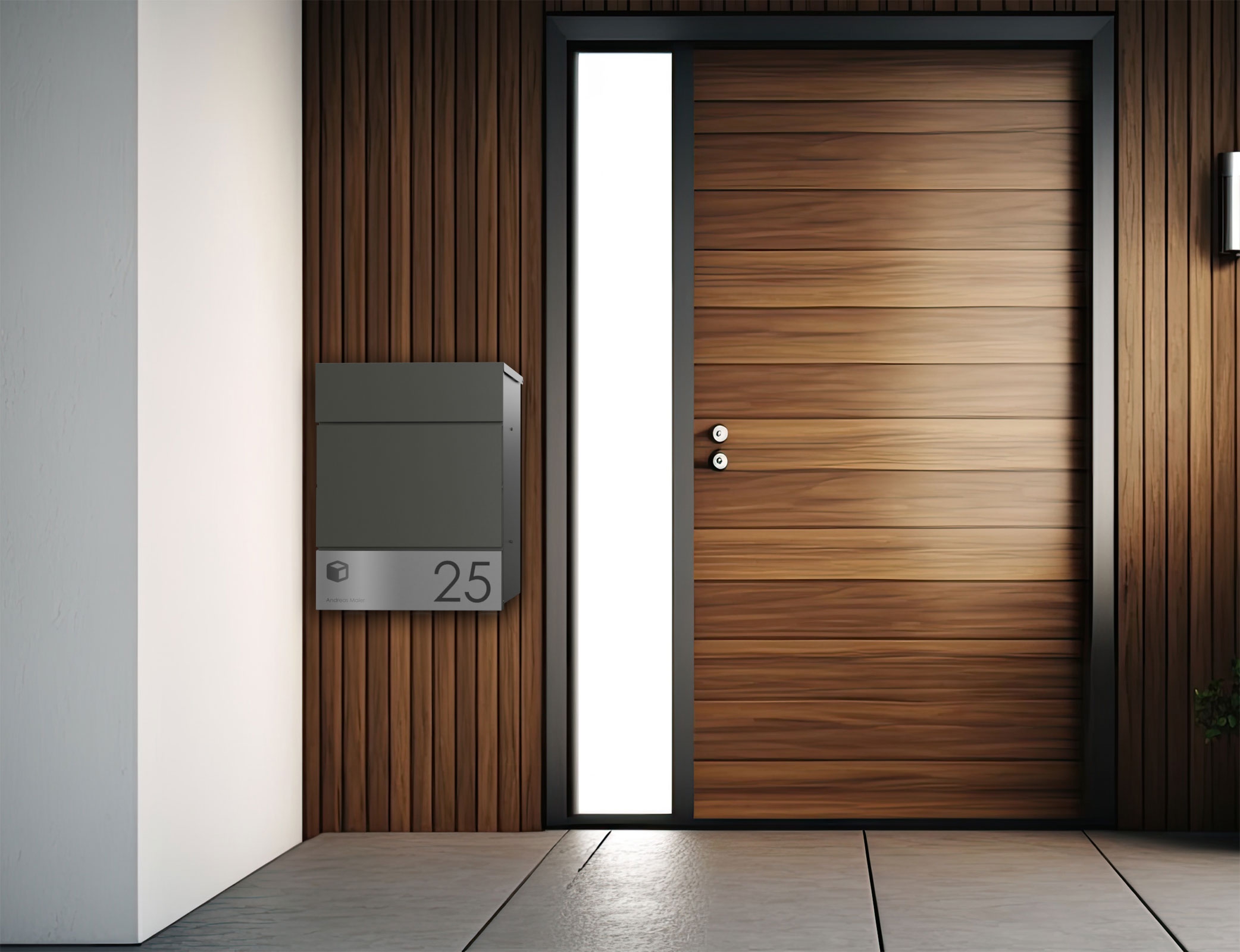 Aufputz Paketbox KANT Edition - Design Elegance 4 - DB 703 eisenglimmer Aufputz Paketbox KANT Edition - Design Elegance 4 - DB 703 eisenglimmer