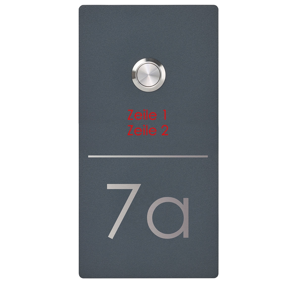 2091961a69cbc28497ec07ce2c4b1adc37627af2 Płytka dzwonka ze stali nierdzewnej BASIC Elegance