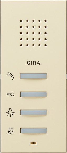 Station d'appartement AP Gira blanc crème brillant 125001 Station d'appartement AP Gira blanc crème brillant 125001