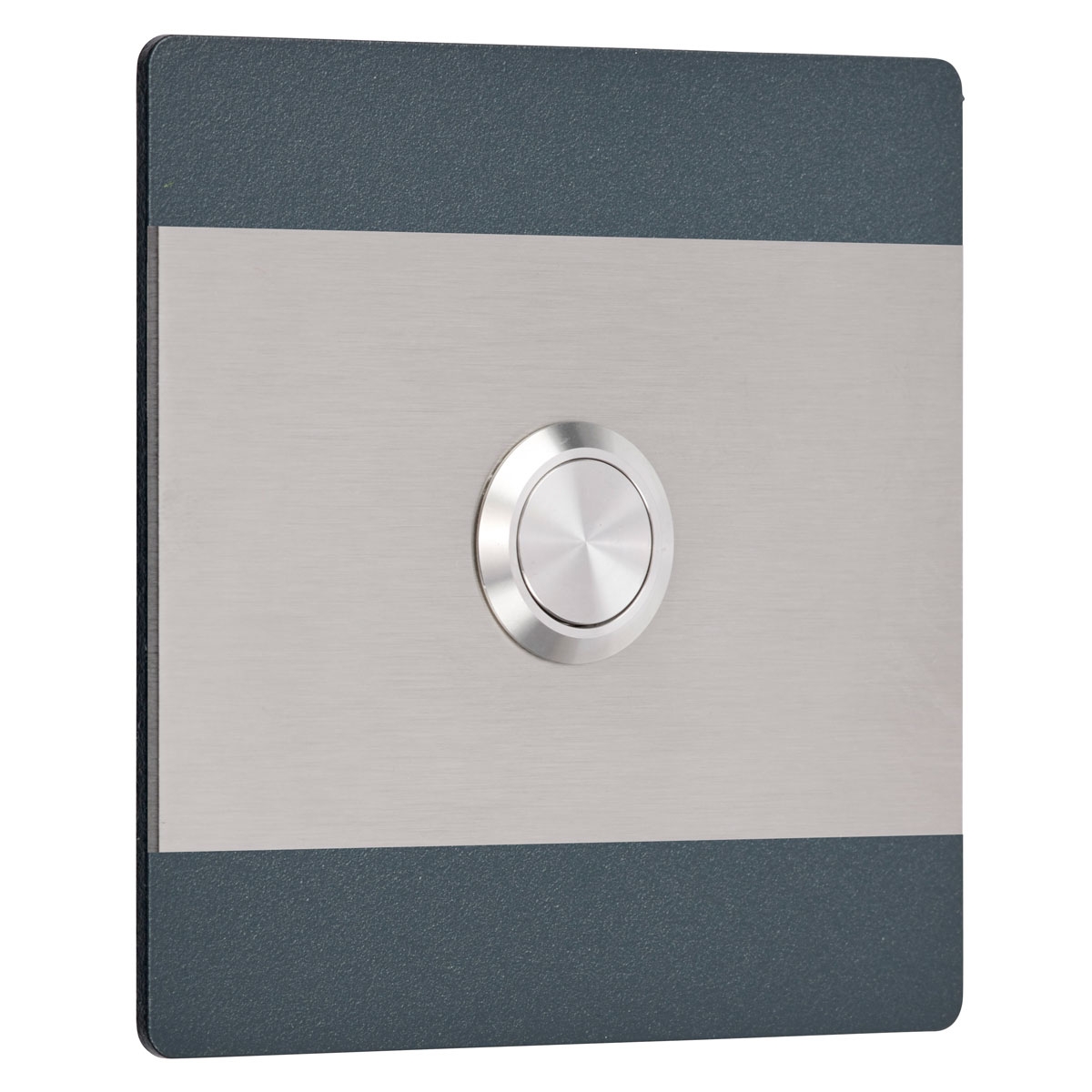 f186c7f5e33b85d73945b0d6c907f28625417143 Stainless steel bell plate BASIC 421-9090BI powder-coated-stainless steel mix - QUADRATIC