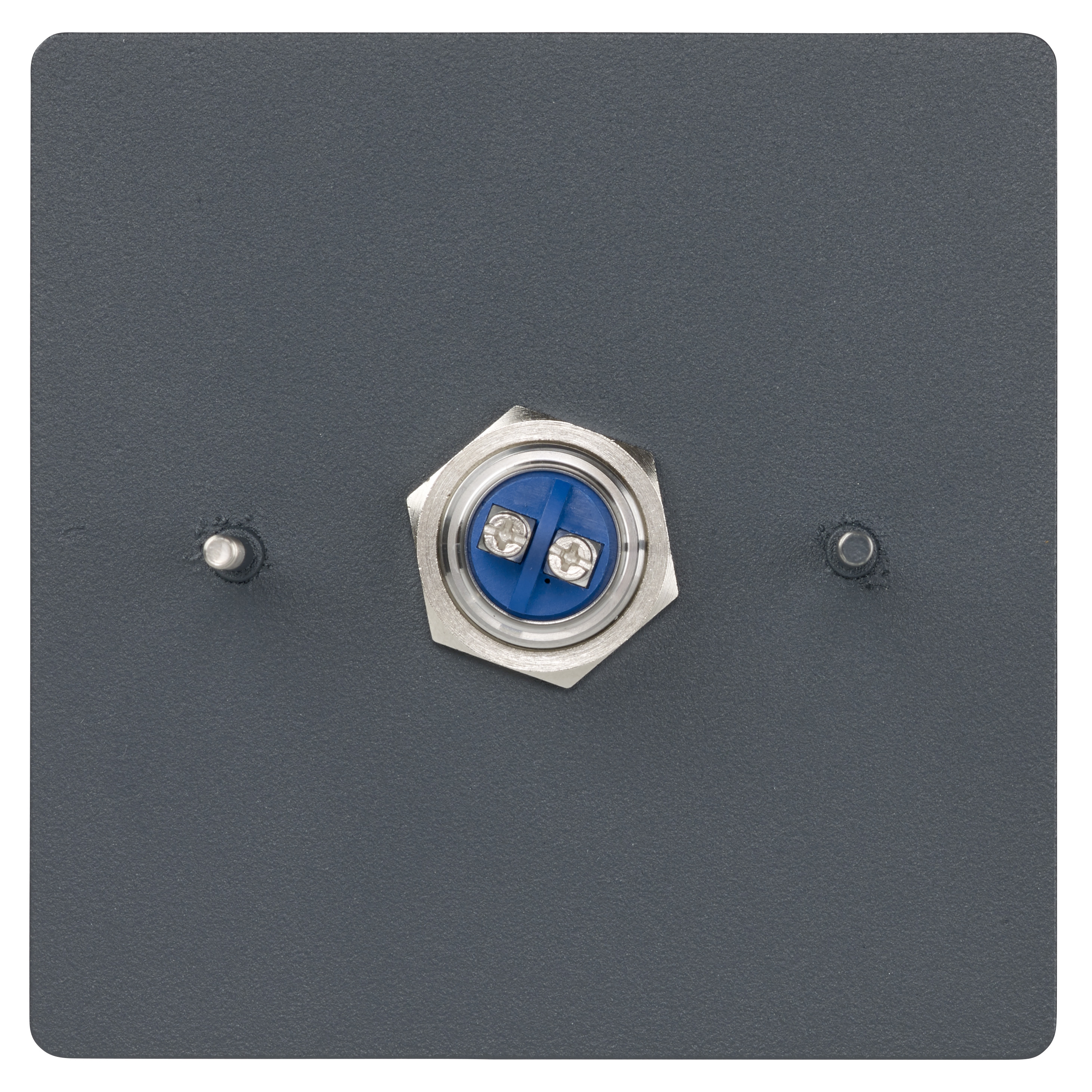 f392691d46b01de66d058f4ae6d916637c1bf154 Plaque de sonnette en acier raffiné BASIC 421-9090 revêtu par poudre - QUADRATIQUE