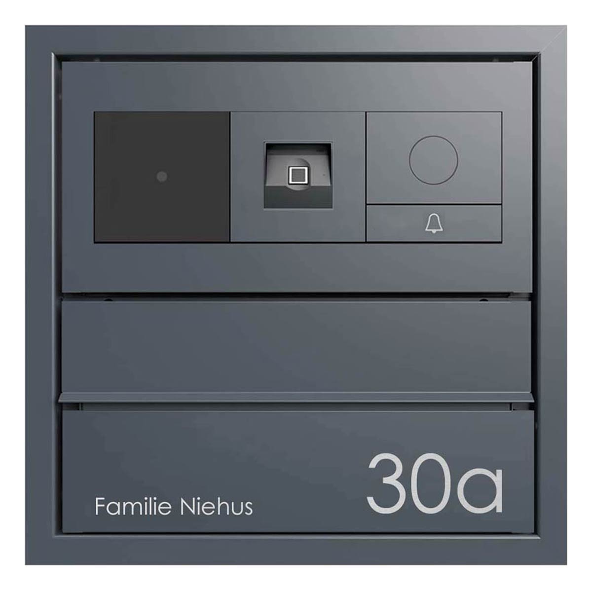Cassetta per le lettere di design GOETHE MDW - RAL a scelta - Sistema GIRA 106 Keyless In - Set completo VIDEO Cassetta per le lettere di design GOETHE MDW - RAL a scelta - Sistema GIRA 106 Keyless In - Set completo VIDEO