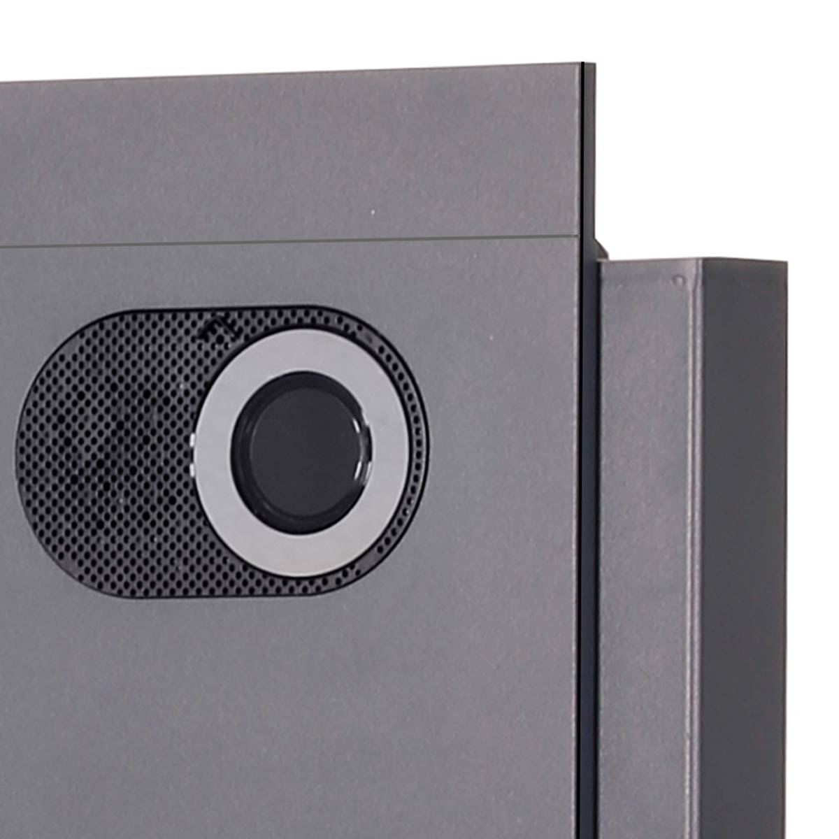 9ec7292ec93aac8b476de6ffb4ecd49934be5d56 Video door station free-standing DIVISION 530S ST-Q - RAL colour with stainless steel application - Comelit Ultra VIDEO Set