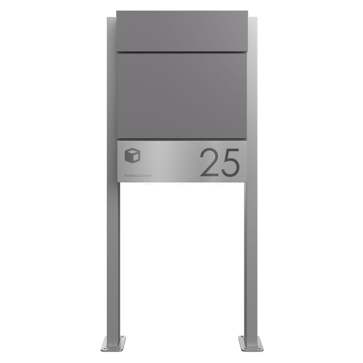 Freistehende Paketbox KANT Edition ST-Q - Design Elegance 4 - DB 703 eisenglimmer Freistehende Paketbox KANT Edition ST-Q - Design Elegance 4 - DB 703 eisenglimmer