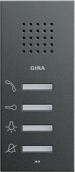 Station d'appartement AP Gira anthracite 125028 Station d'appartement AP Gira anthracite 125028