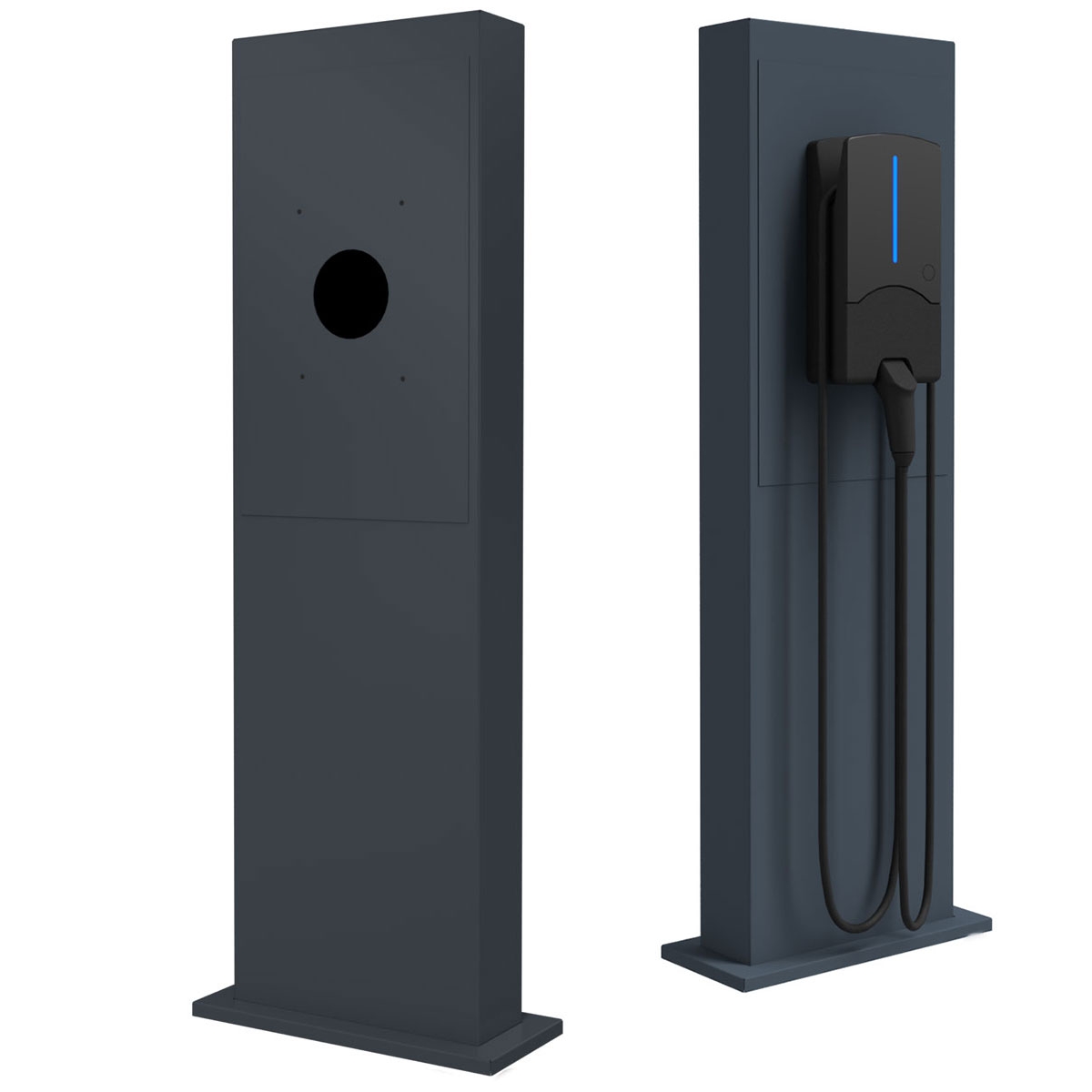 Stainless steel stele GRIMM 605 BIG - Customised wallbox prepared - RAL of your choice Stainless steel stele GRIMM 605 BIG - Customised wallbox prepared - RAL of your choice