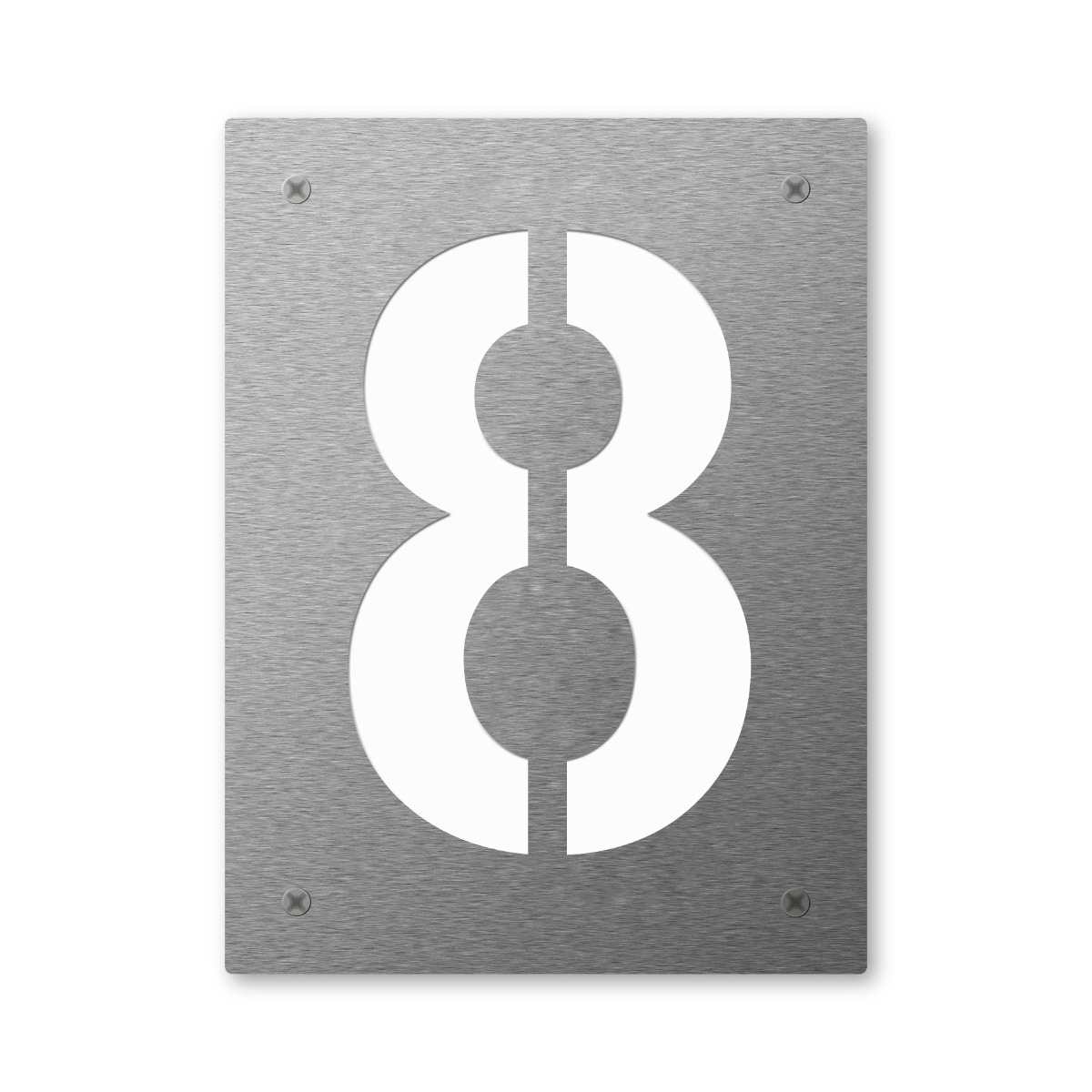 8d3e2aaf661ad4d60c4a0c6578f21d3446ee73ba Edelstahl Hausnummer Heym 240mm