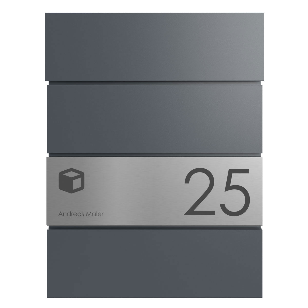 Boîte à paquets apparente KANT Edition - Design Elegance 1 - RAL 7016 gris anthracite Boîte à paquets apparente KANT Edition - Design Elegance 1 - RAL 7016 gris anthracite