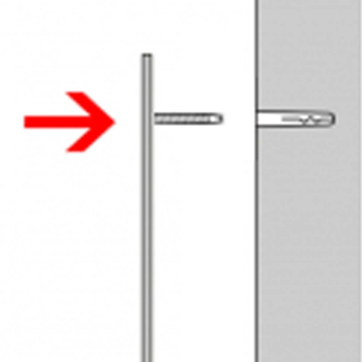 Cartello in acciaio inox Elegance 423A 225x395 - RAL a scelta - Numero civico - Strada o nome
