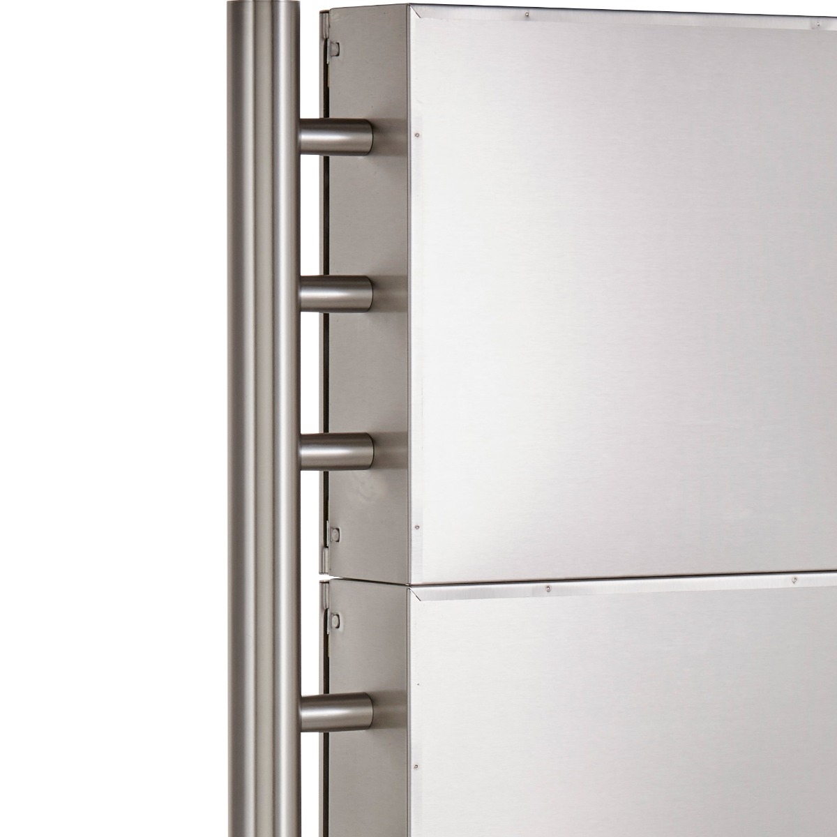 5er 3x2 Edelstahl Standbriefkasten Design BASIC 381 ST-R 5er 3x2 Edelstahl Standbriefkasten Design BASIC 381 ST-R