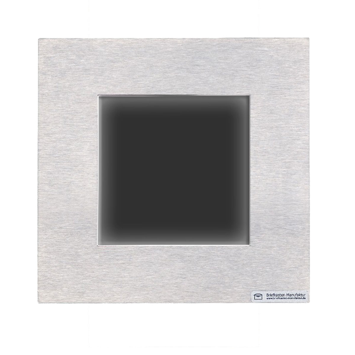 2b8acc6b64905f926c779ce08ed00e31c8b9f198 Edelstahl Frontblende zur Unterputzmontage von GIRA System 106 - 1-fach vorbereitet