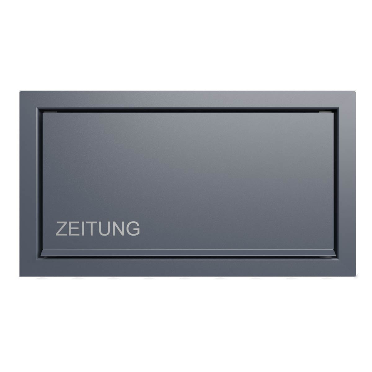 91217516578ec29fa7684e264c97be6bd9030668 Design flush-mounted newspaper box GOETHE UP - RAL of your choice