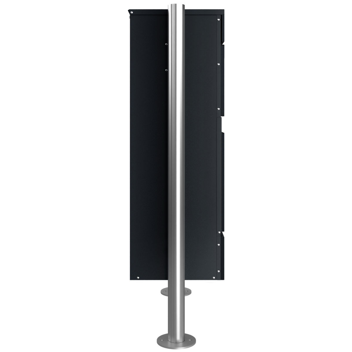 Cassetta per pacchi autoportante KLEIST Edition ST-R - Design Elegance 1 - RAL 9005 nero brillante