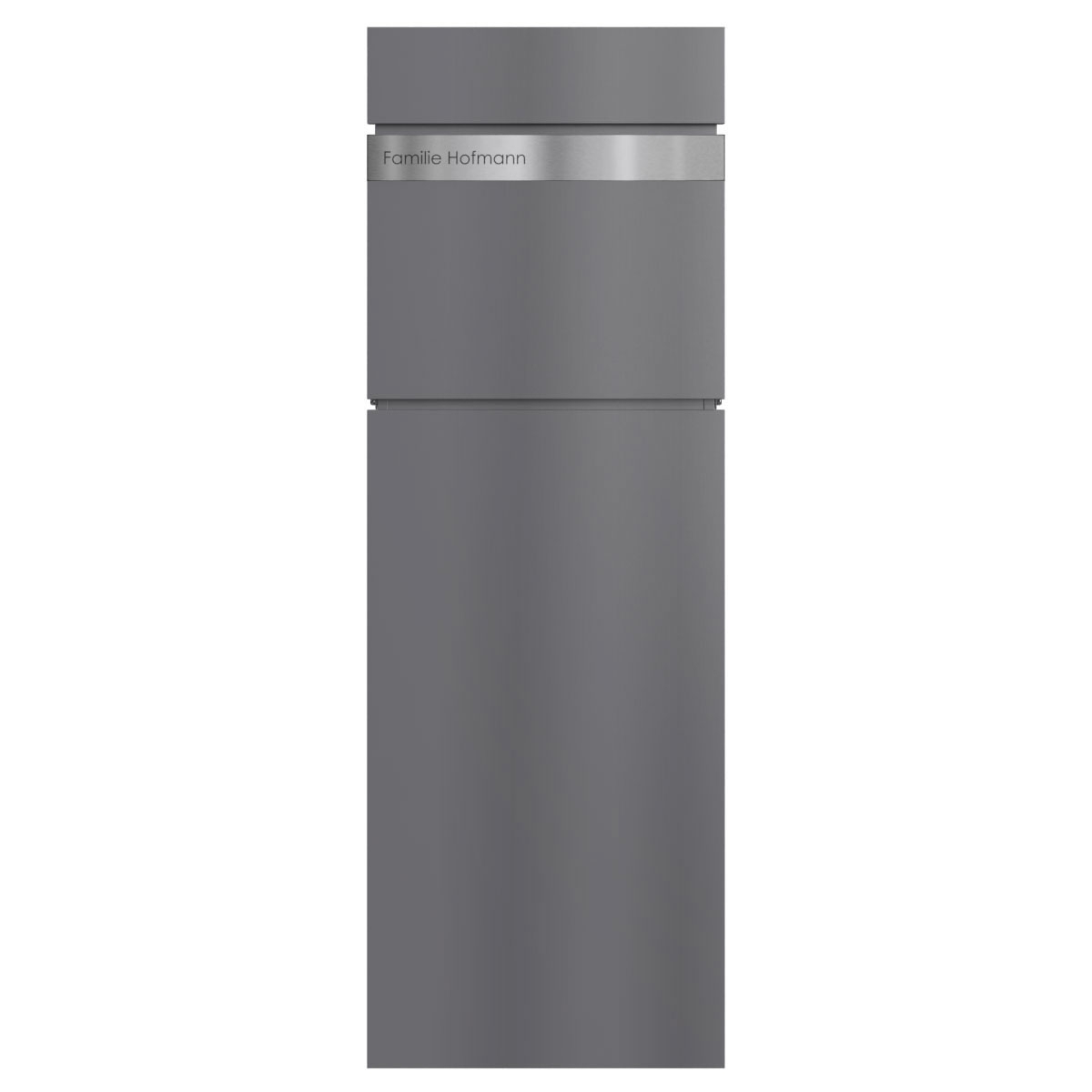 Pedestal letterbox LESSING Edition - Design Elegance 2 - DB 703 micaceous iron ore Pedestal letterbox LESSING Edition - Design Elegance 2 - DB 703 micaceous iron ore