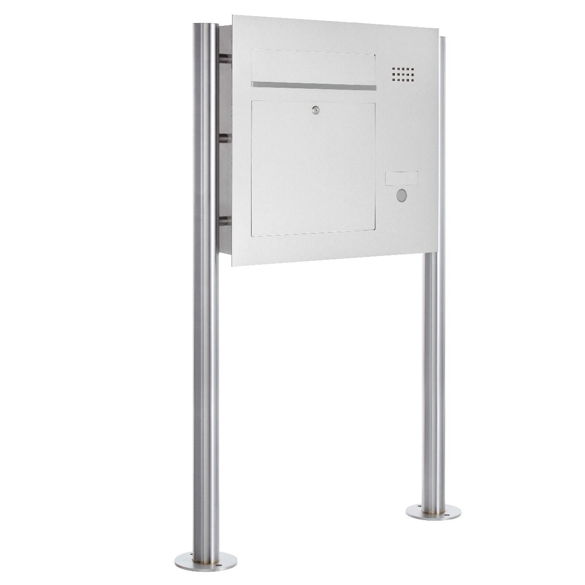 Edelstahl Standbriefkasten Designer Modell BIG ST-R - Clean Edition - Seitlich - INDIVIDUELL Edelstahl Standbriefkasten Designer Modell BIG ST-R - Clean Edition - Seitlich - INDIVIDUELL