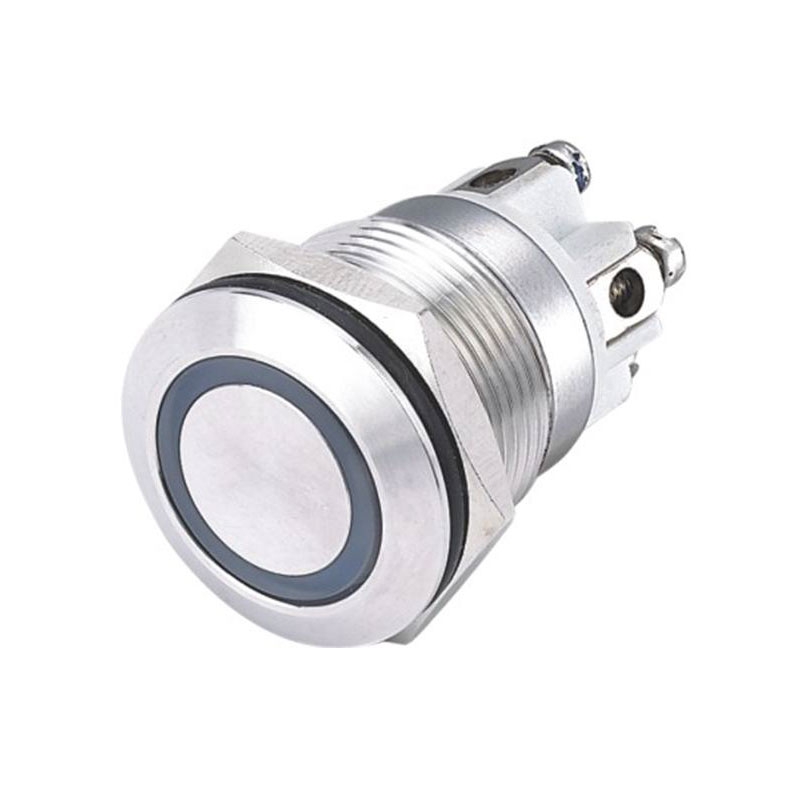 4ae34ed4f1a4e6be7c6071f920e98062c3b25281 Stainless steel bell push button BASIC type 4 with LED ring lighting